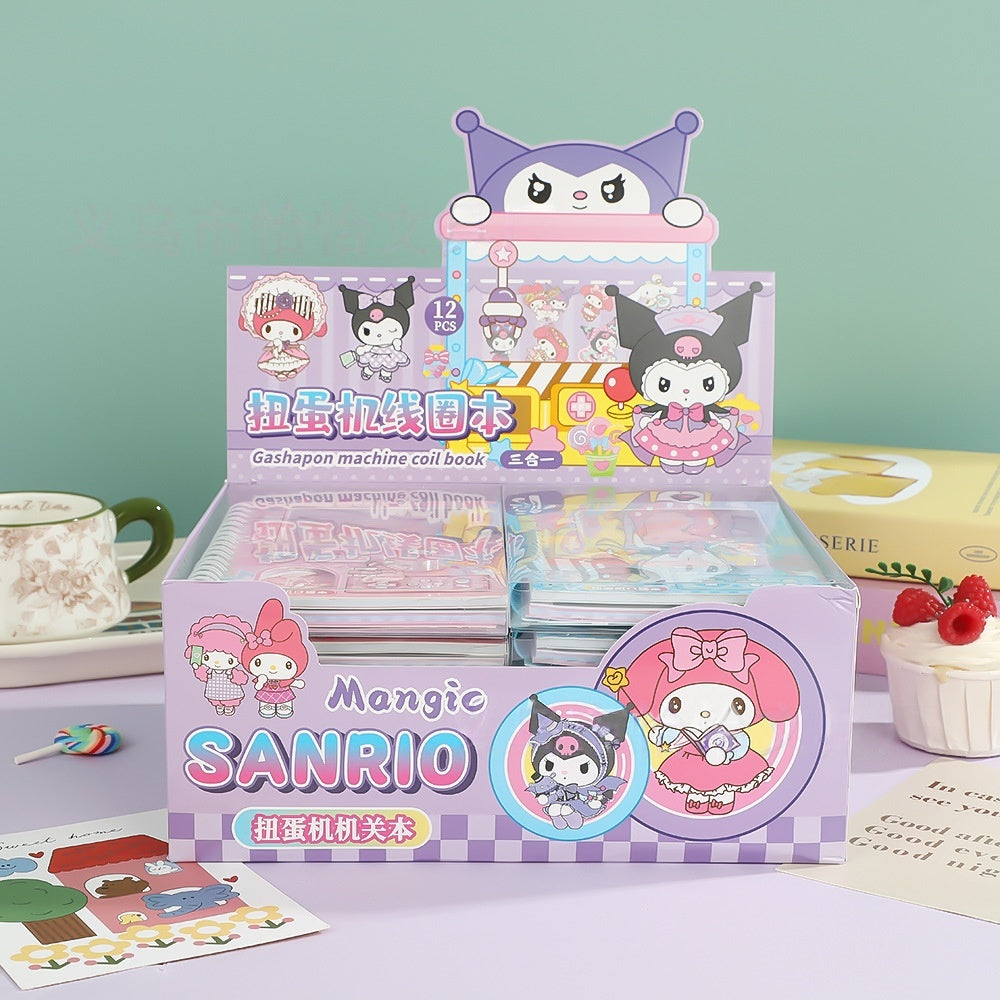 Kuromi Gachapon Notebook