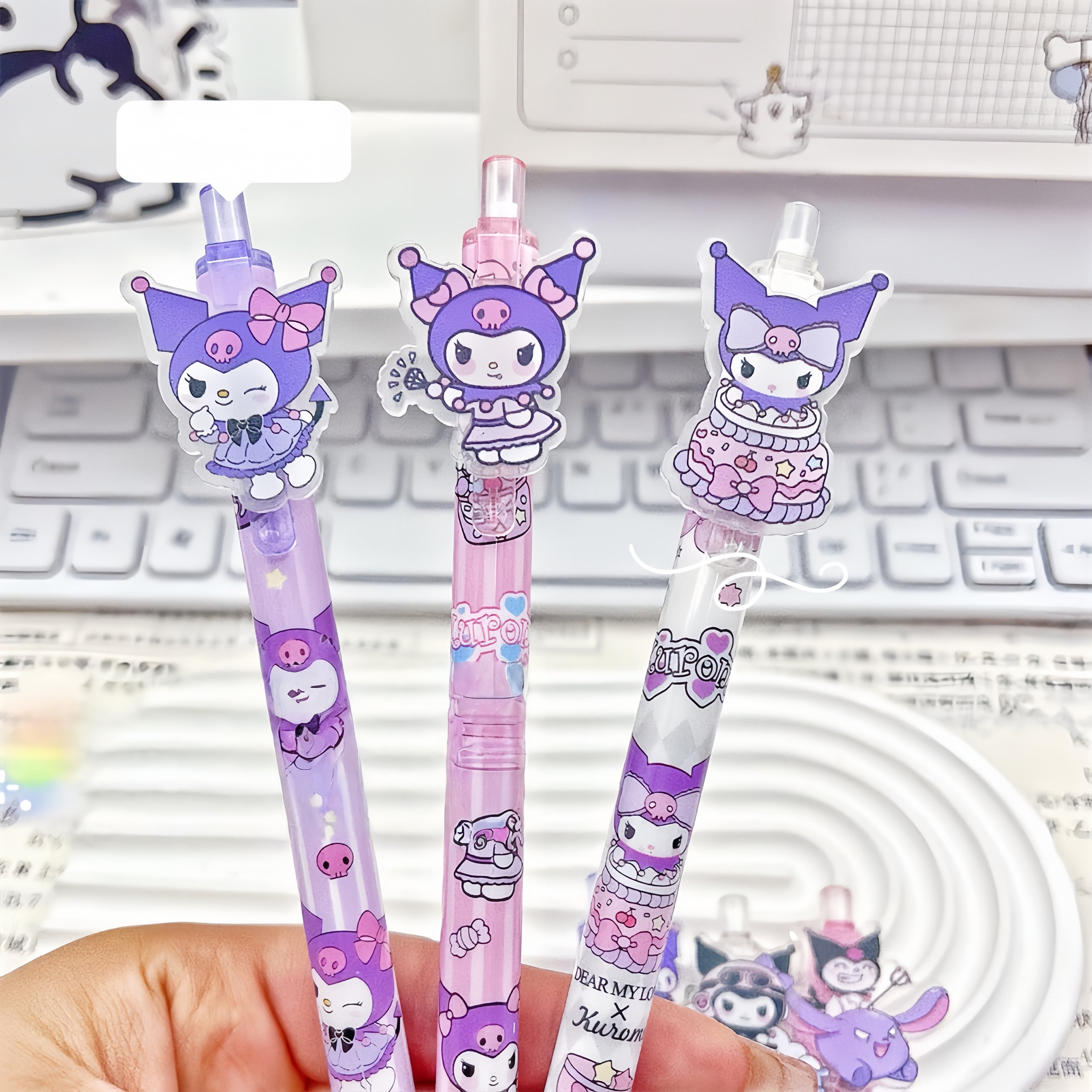 Kuromi Push-Button Pen