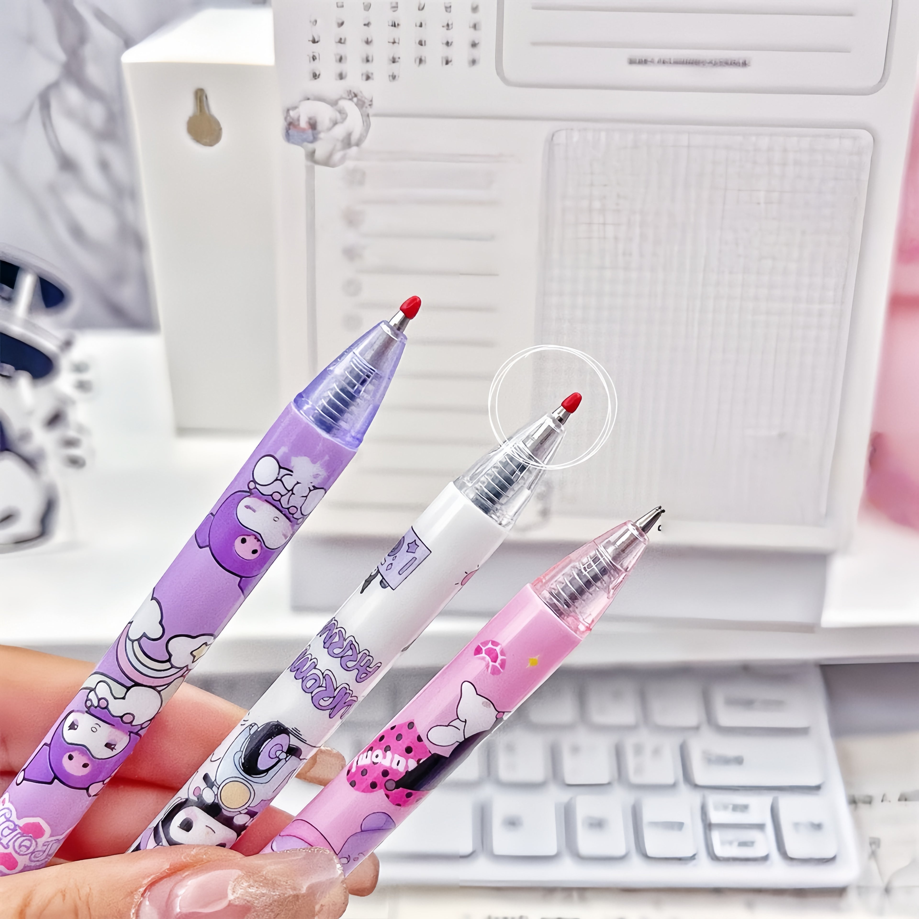 Kuromi Push-Button Pen